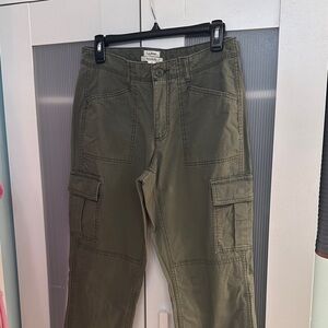 L.L. Bean Women's Green Cargo Pants
